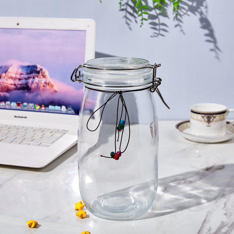 Creative Glass Bottle with Sand, Shells, Lucky Stars, Paper Cranes, and Rainbow Pentagrams