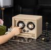 Leather Watch Winder Box Mechanical Watch Automatic Winding Device Household Multi Slot Shaker Men's Watches Storage Display Box