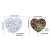 Creative Heart Shaped Flower Silicone Mold Easy To Use for Handmade Soap, Resin, and Cake Decoration DIY Craft Too