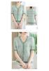 Mom's Elegant Summer Short-Sleeve Shirt - 2026 New Style for Middle-Aged and Elderly Women