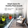 Maceta Redonda para Interior y Exterior de 10.3 Pulgadas/26 cm Dzire Flower Pot Mejor para Decoración de Balcón/Terraza/Jardín – Juego de 12