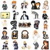52 Unique Waterproof Haikyuu!! Anime Stickers for Suitcases, Scooters, and Cars