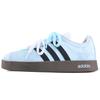 Adidas VL COURT 2.0 Lifestyle Cushioning, Wear Resistant Low top Skateboard Shoes Unisex Pink Blue HQ1802(Team1798-)