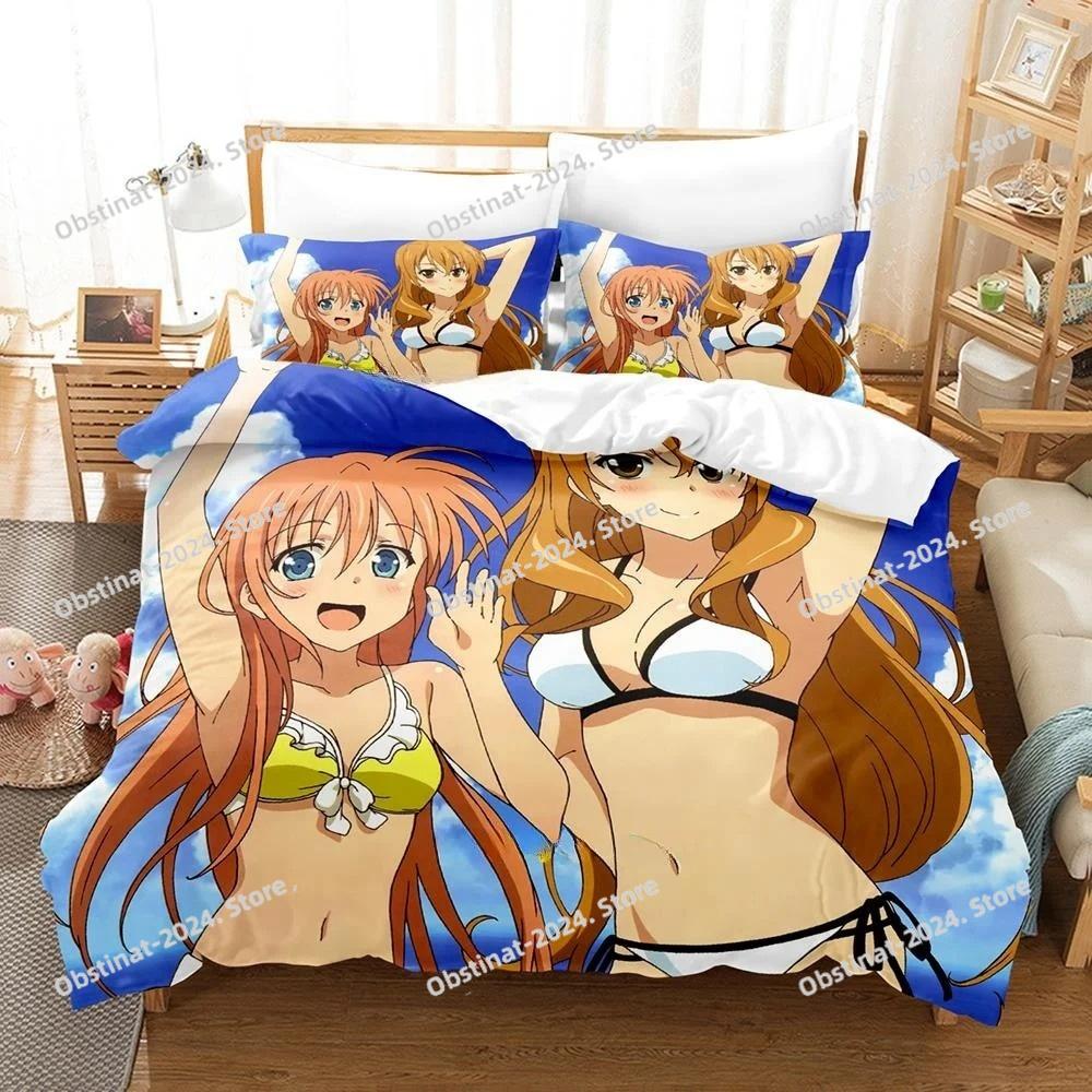 Fashion Anime Bed Sheet Set Golden Time Bedding Set Single Twin Full Queen King Size Bed Set Adult Kid Bedroom Duvet Cover Sets
