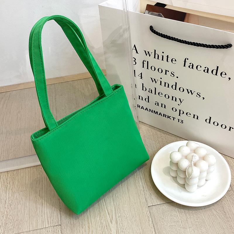 

Сумка для мобильного телефона новая простая холщовая маленькая сумка нейлоновая мини-сумочка тоут женская сумка одна штука зелёный