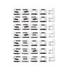 1Pc S300d S320d S350d S400d S420d S450d S500d S550d S600d Letter Emblem Badge Trunk Rear Stickers For S Class 2014 2015 2016