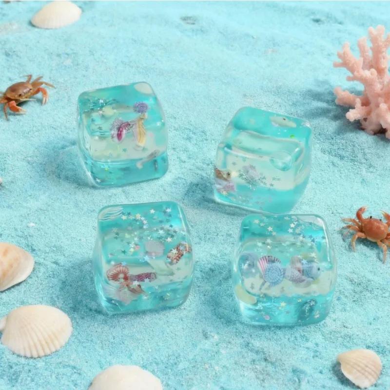 Mystery Squishy Blind Box – 2 zufällige Stück pro Bestellung | Würfel & Qualle Überraschungsspielzeug-Set