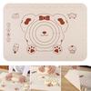Silicone Pad Baking Mat Sheet Kneading Dough Mat with Measurement Kitchen Rolling Mat Cookies Pizza Fondant Making Mat