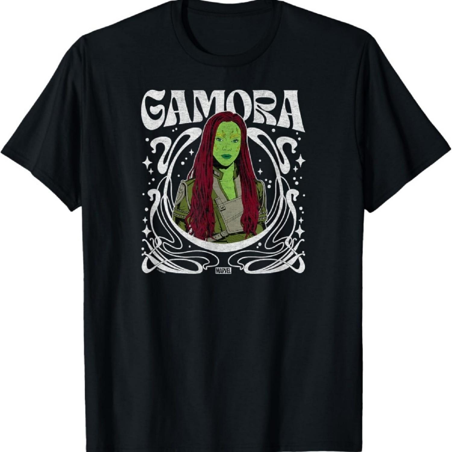 

Guardians Of The Galaxy - Gamora Art Nouveau T-Shirt XXXXXL чорний