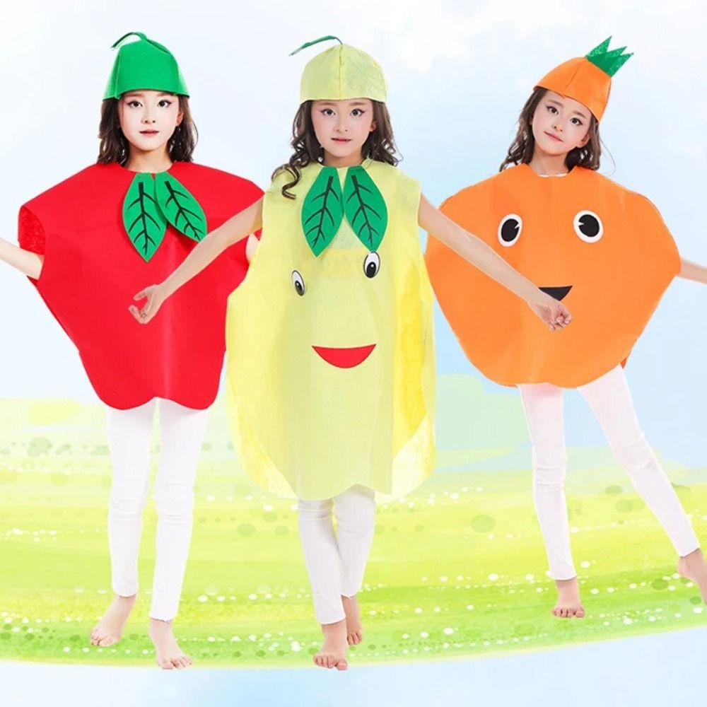 Performance Stage Fruit Veggie Costume Food Performance Suit Children Cosplay Costume  Women