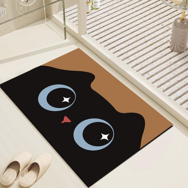 

Диатомовая грязь быстросохнущий мягкий коврик для ванной, абсорбирующий и противоскользящий коврик для ног для ванной, маленький коврик для ванной 40x60cm15.7x23.6in