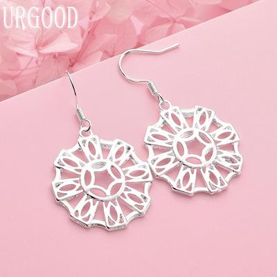 925 Sterling Silver Pendant Earrings Fashion Wedding Jewelry