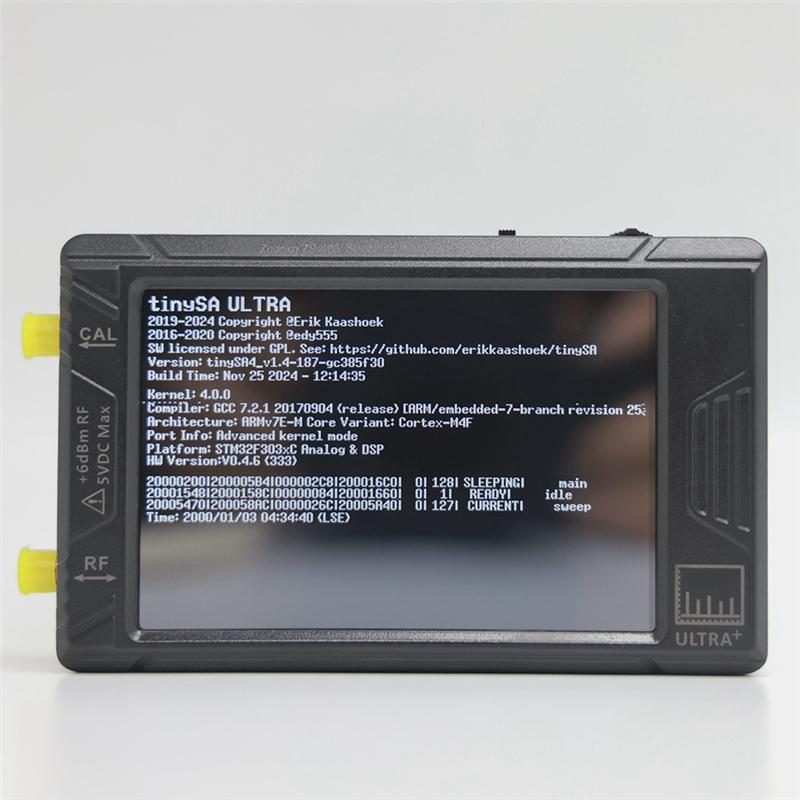 ABMH-900Mhz-5.4Ghz Handheld Spectrum Analyzer For Tinysa ULTRA PLUS 4" Display Battery 5000Mah 900Mhz-5.4Ghz