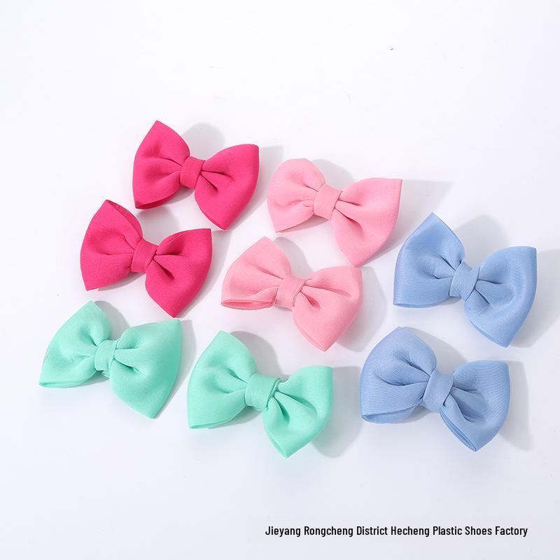 2024 Vzduchová vrstva Příslušenství k botám: Ručně vyráběná látková květinová mašle