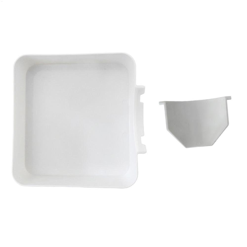 Bac de vidange pour machine à laver Entonnoir de vidange Impression 3D Bac d'égouttement Filtre de lave-linge Capteur d'eau de nettoyage pour propriétaires Locataires