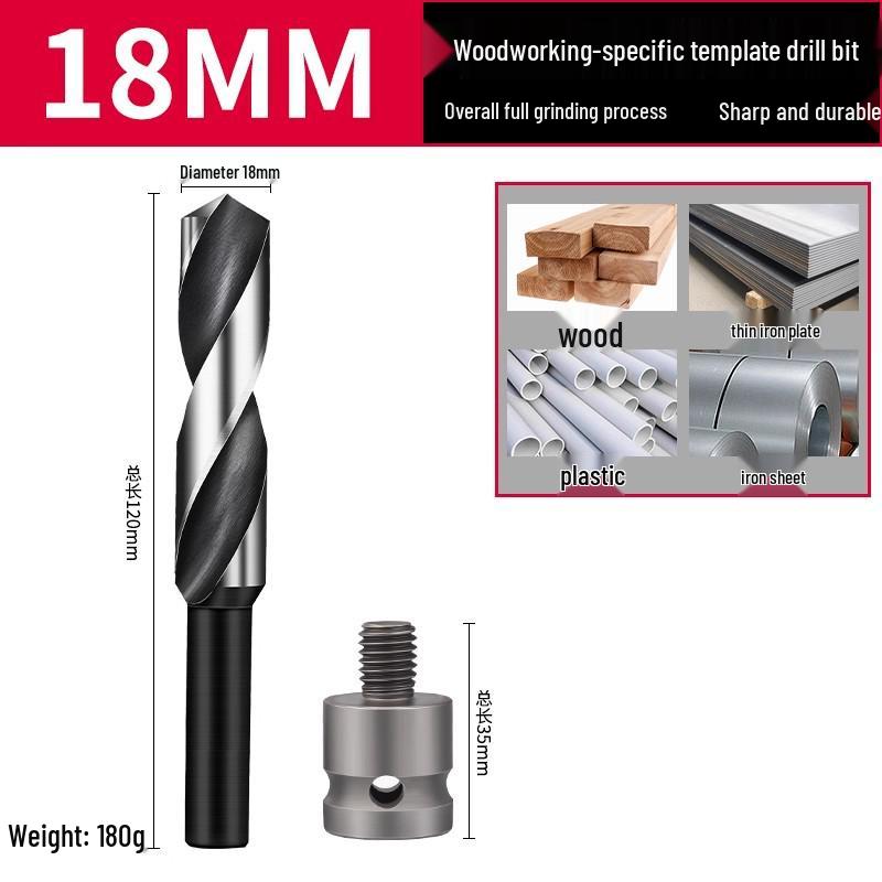 Electric Drill Bit Extension for Woodworking and Hole Saw