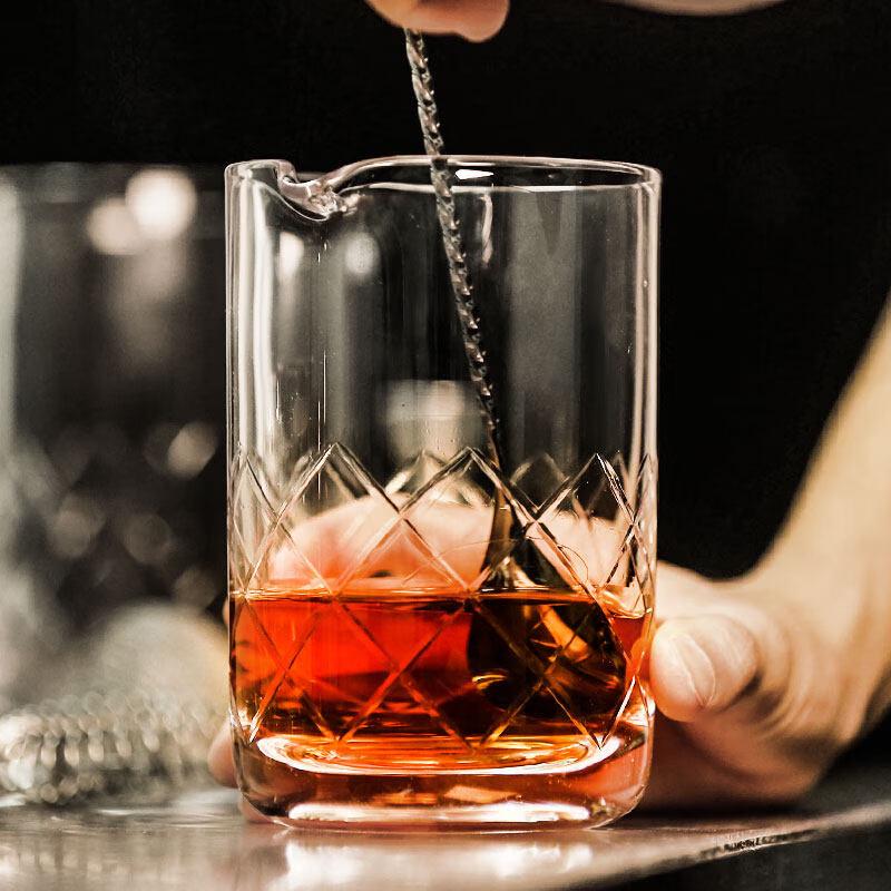 ZISIZ Japanese Crystal Cocktail Stirring Glass