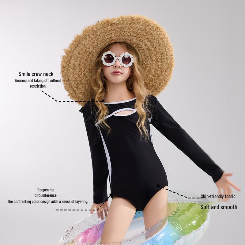 ASK JUNIOR Girls' One-Piece Training & Vacation Swimsuit