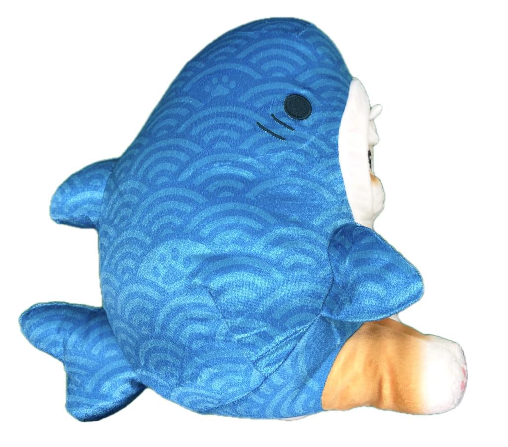 mofusand Shark Cat BIG Plush Toy 28cm Mofusand ~Japanese Style~ Approx. (Blue)