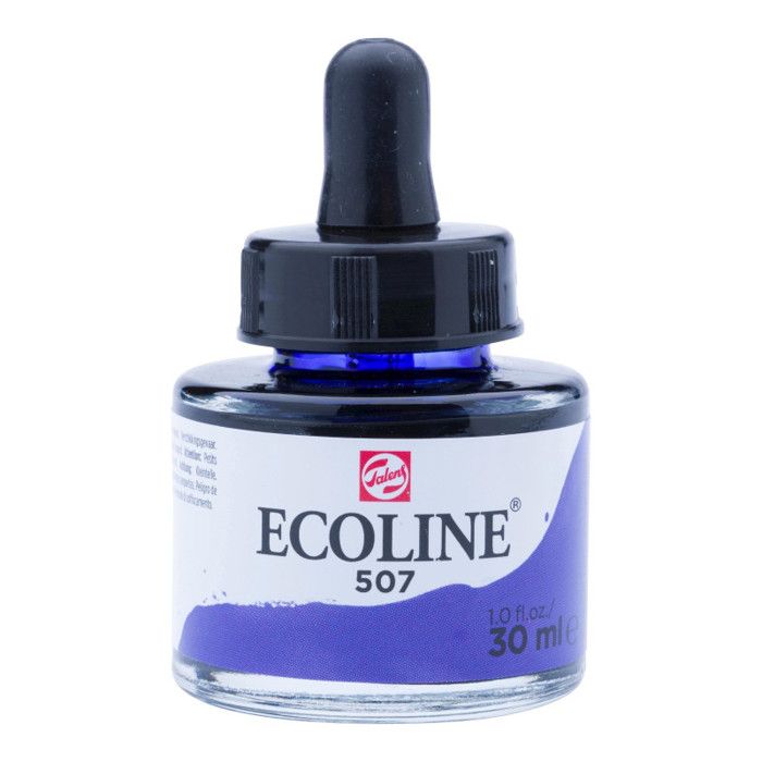 Encre aquarelle - Royal Talens - Ecoline - 30 ml - Couleur mer violet - Haute qualité