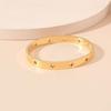 Edelstahlarmband Hohlsternmuster Armband Handgelenkschmuck Sternarmreif