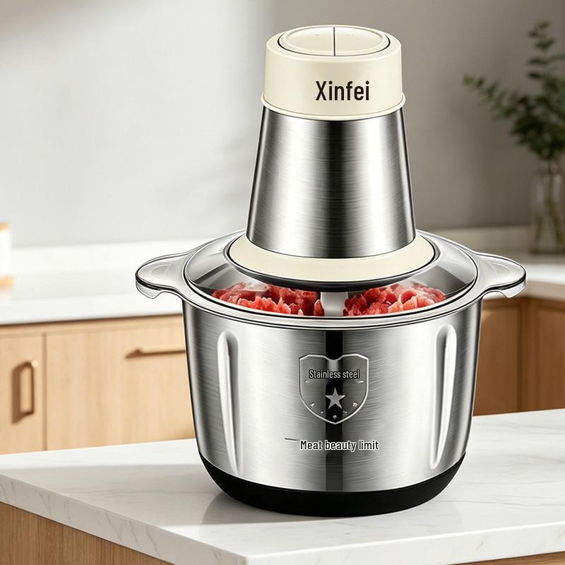 Xinfei Stainless Steel Multi-Function Electric Meat and Vegetable Grinder for Home and Commercial Use