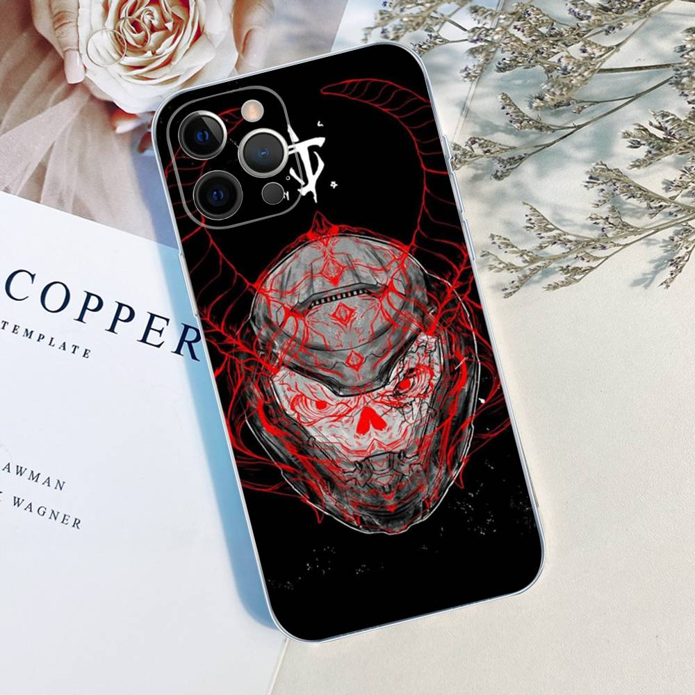 

Classic Game D-DOOM-E-EternalS Phone Case For IPhone 17 16 15 14 13 12 11 Pro Max Plus Soft Cover Personalized DIY iPhone 12