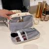 Corduroy Strawberry Makeup Pouch