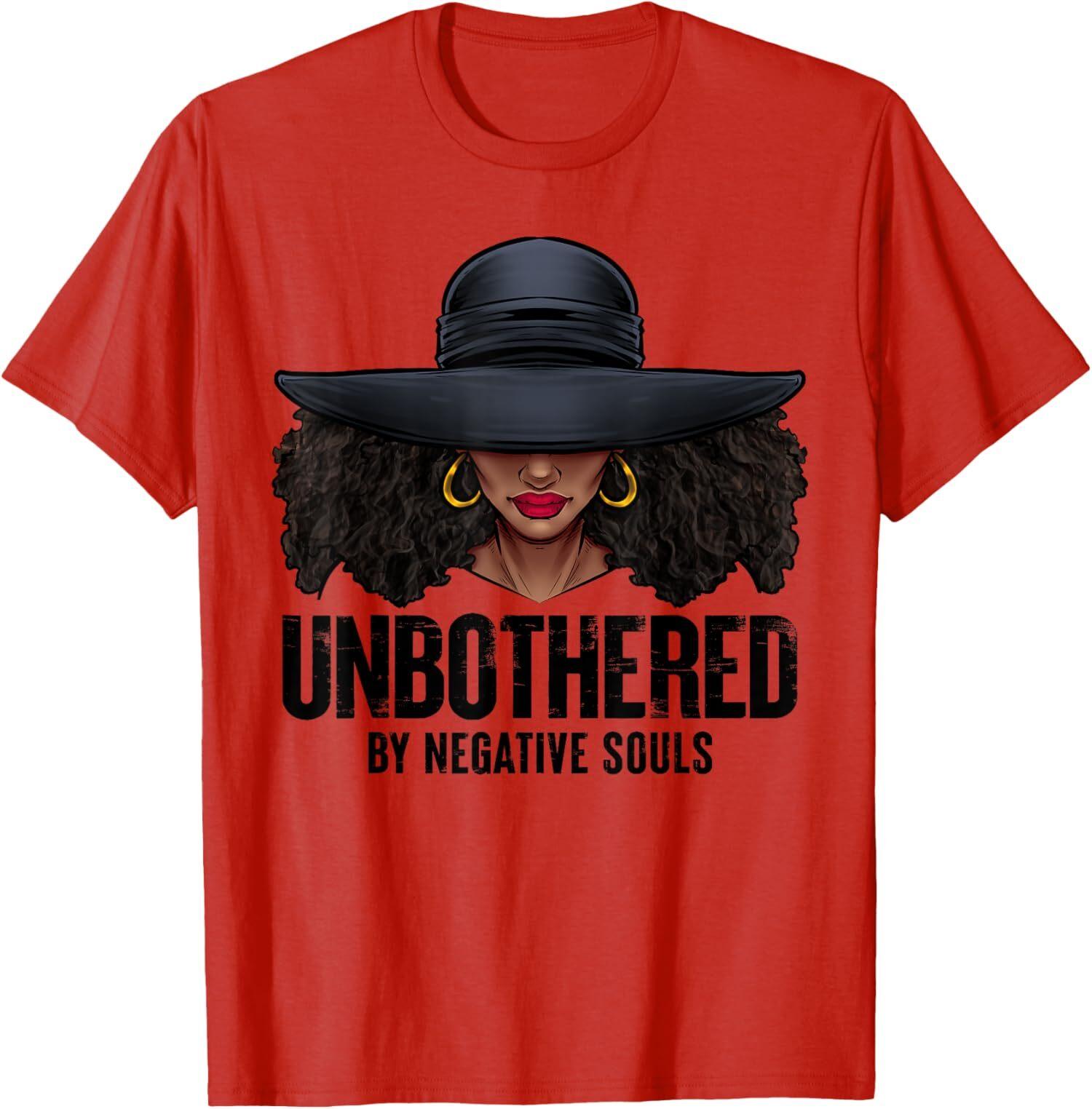 Unbothered Sassy Black Queen African American Ladies Unisex T-Shirt S разноцветный