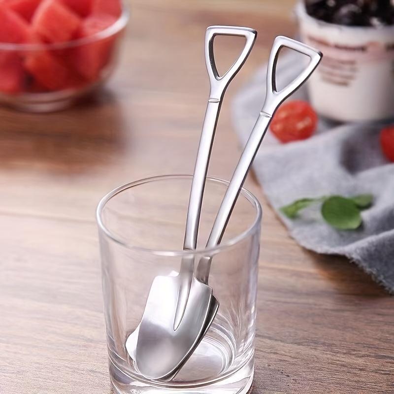 2Pcs/4Pcs/6Pcs/12Pcs Large Pack Kitchen Utensils And Tableware - Hotel And Restaurant Dessert And Coffee Spoons And Spatulas