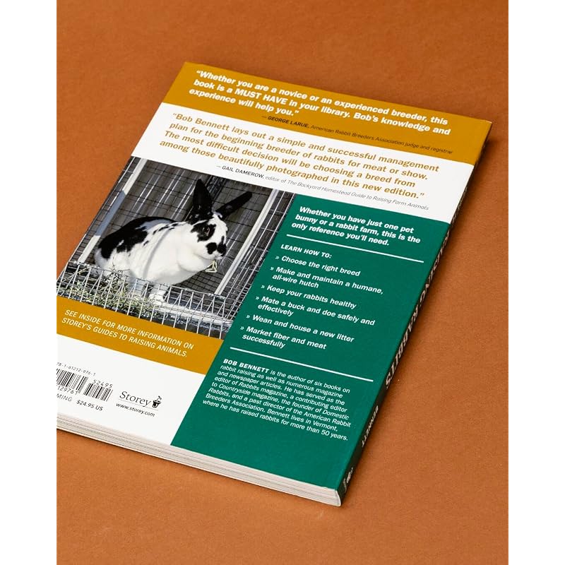 Storey's Guide To Raising Rabbits, 5th Edition: Breeds, Care, Housing