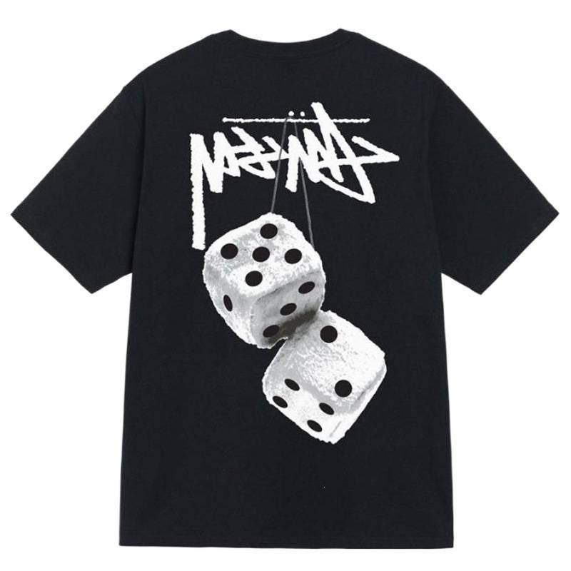 2026SS Letter Print T-Shirt Streetwear Loose Fit Couple Tee Short Sleeve