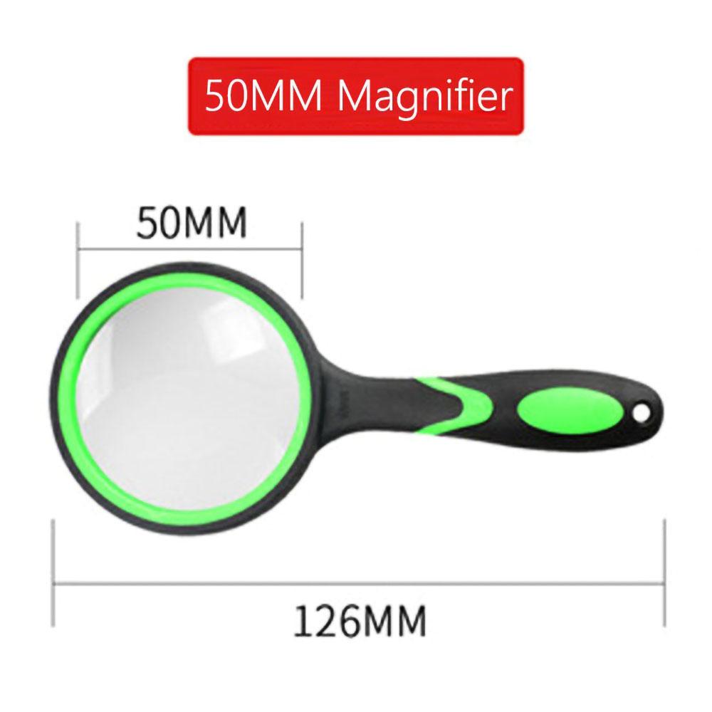 Magnifying Glass 10X For Kids Seniors Handheld Reading Magnifier 50mm Magnifying Lens For Reading Science Nature Exploration