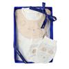 Organic Bear Bodysuit  With Bib  + Gloves A1110614