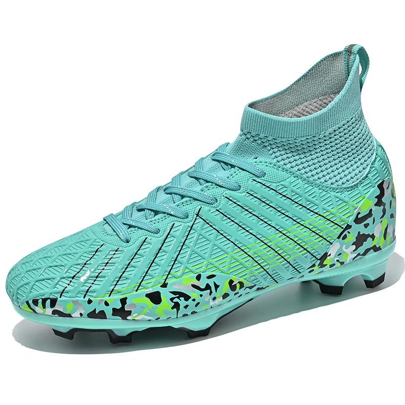 Fashion Men Football Boots Professsional Original Society Football Boot Turf Training Teenager Futsal Court Football Boot for Children