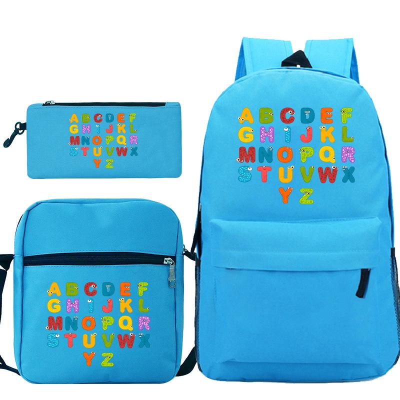 Game Alphabet Lore Alphabet Legend School Bag Backpack Shoulder Bag Pencil Case