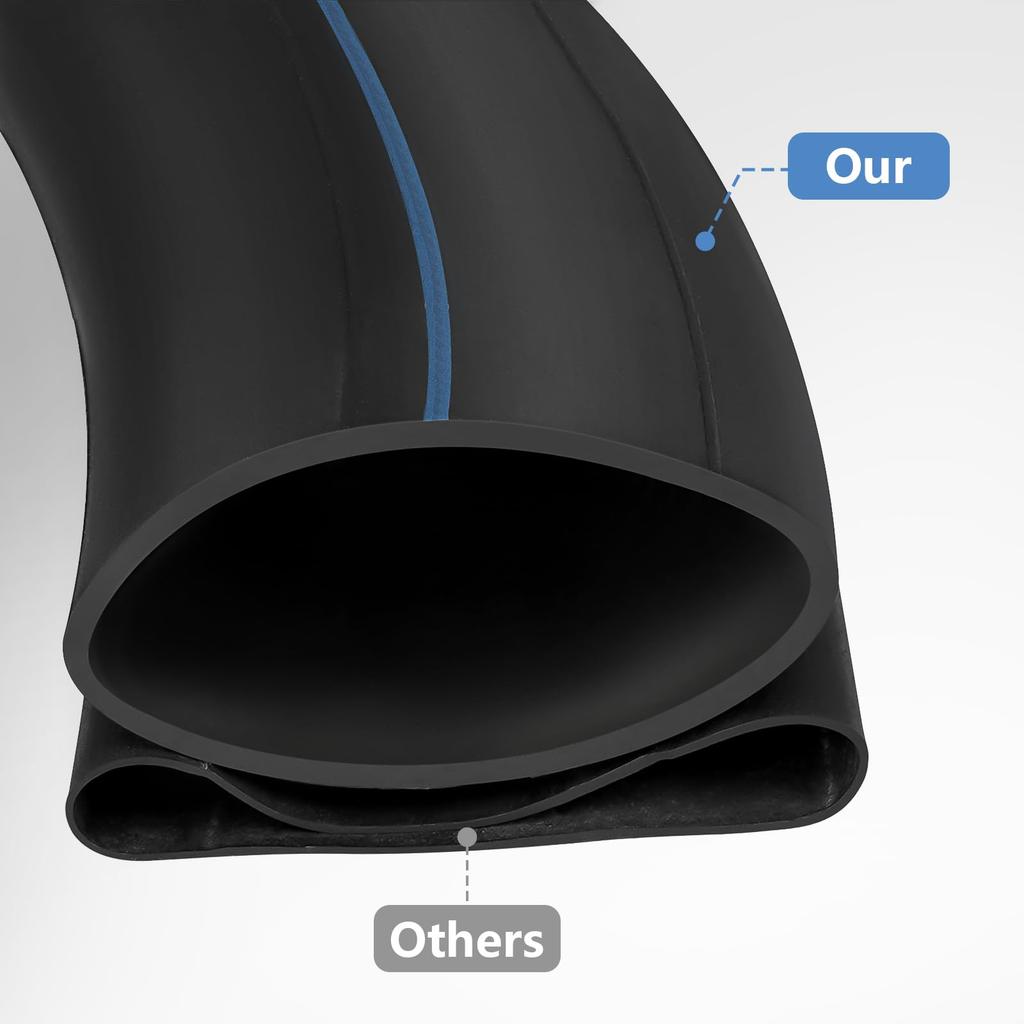 PaoWin Wand TR4 Motorradreifen Kompatibel mit und 2-teiliges Set, 2.75-18 Schläuche, Dicke, Ventil, 3.00-18 Schläuche, 2.75/3.00-18 80/100-18 Schläuche,