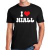 I Love Niall T-Shirt Men's I Heart Niall Valentine's Day Lovers T-Shirt Tee Top