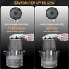 Bathroom Handheld 5-speed Adjustment Filter Booster Shower Head Negative Ion Hard Water Softening Shower Set