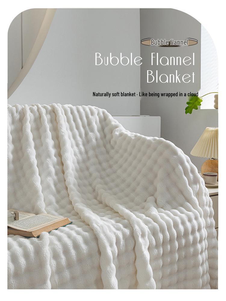 Bubble Rabbit Superweiche Flanelldecke - Nickerchen-/Sofadecke