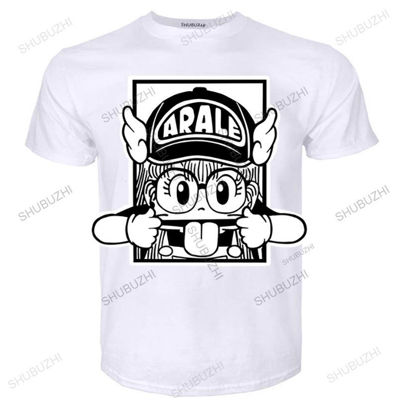

Online Arale Cartoon tshirt Custom Cotton Short Sleeve Male Small Size Black Tees Shirt many color tops unisex teeshirt brand S
