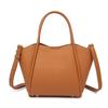 Cowhide Handbag Bag Women's New Trendy Large-capacity Bucket Versatile Commuter Leather Shoulder Messenger Bag