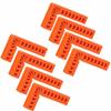 CTRICALVER 90 Degree Corner Engineering Plastic Right Angle Universal Fixing Hardware for Picture and 3 8 Pieces Positioner, Clamp, Frames, Cabinets,