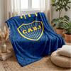 Boca Juniors 2 Theme blanket Soft Flannel Blanket Plush Throw Blanket Cozy Sofa Bed Blanket for Home Decor