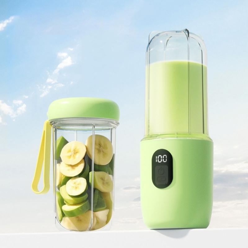 500ml Smoothie Blenders Portable USB Rechargeable Juicer with High Speed Motor Mixing Cup for Protein Shakes and Juices