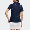 adidas Polo Shirts Women's Marine Blue Polo Collar Moderate Other HT6876