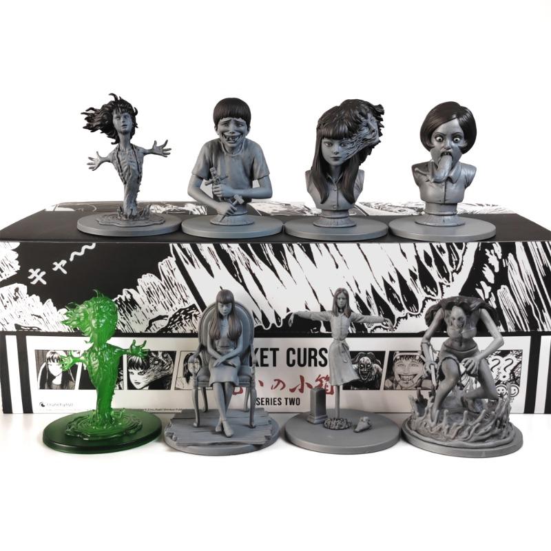Junji Ito Curse Terror Horror Comic Blind Box Toys Tomie Slug Girl Doll Gifts Toys Collect Ornaments Kids Gifts