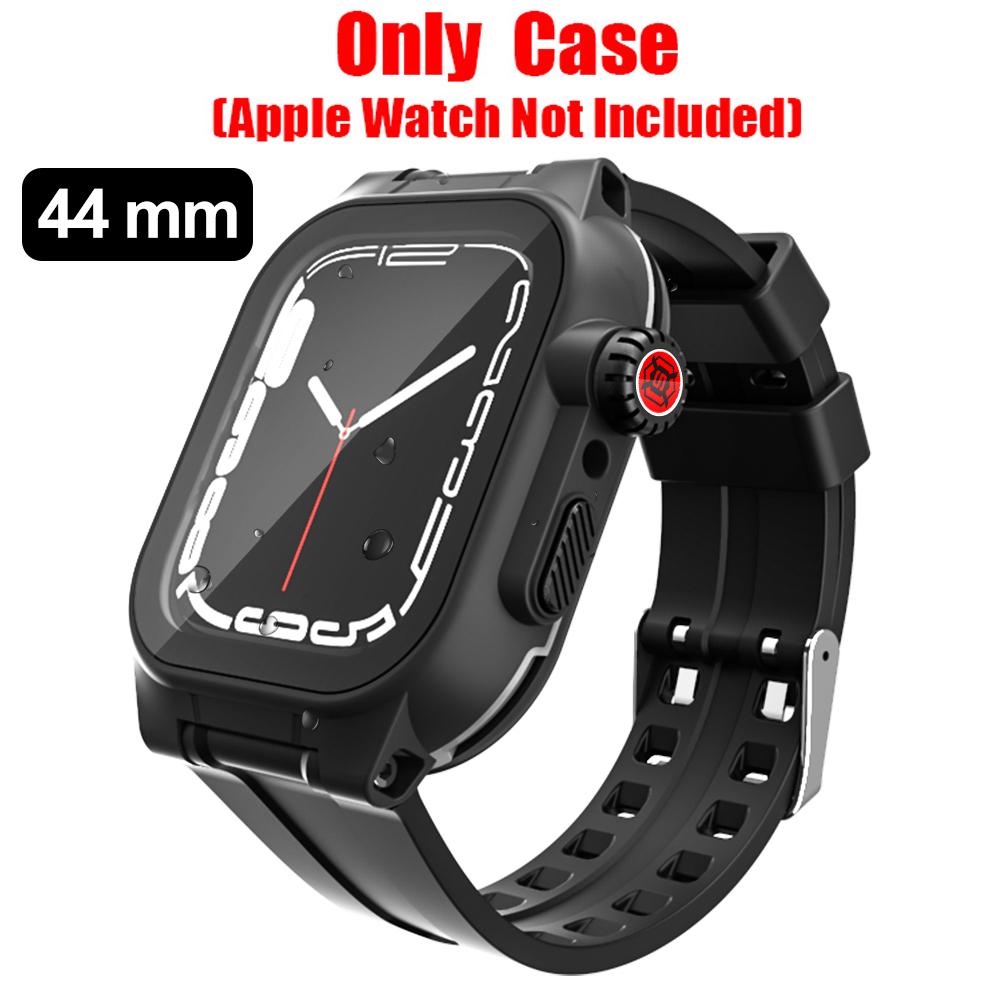 Armor Cover Diving Swim Outdoor Sport Anti-fall IP68 Waterproof Case For Apple Watch Series 9 8 7 6 5 4 3 2 SE 45 44 41 40 mm