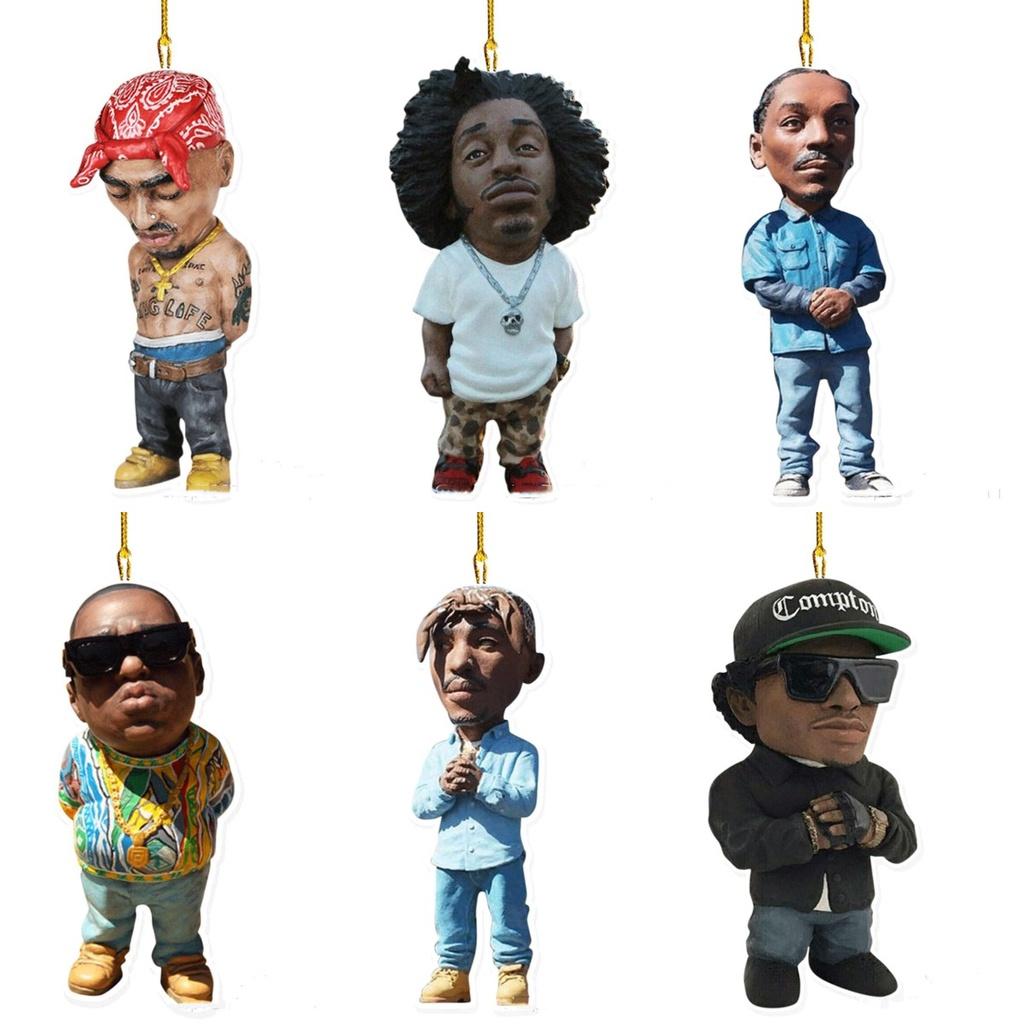 Notorious Biggie Action Figure Acrylic Pendant Ornament Gift