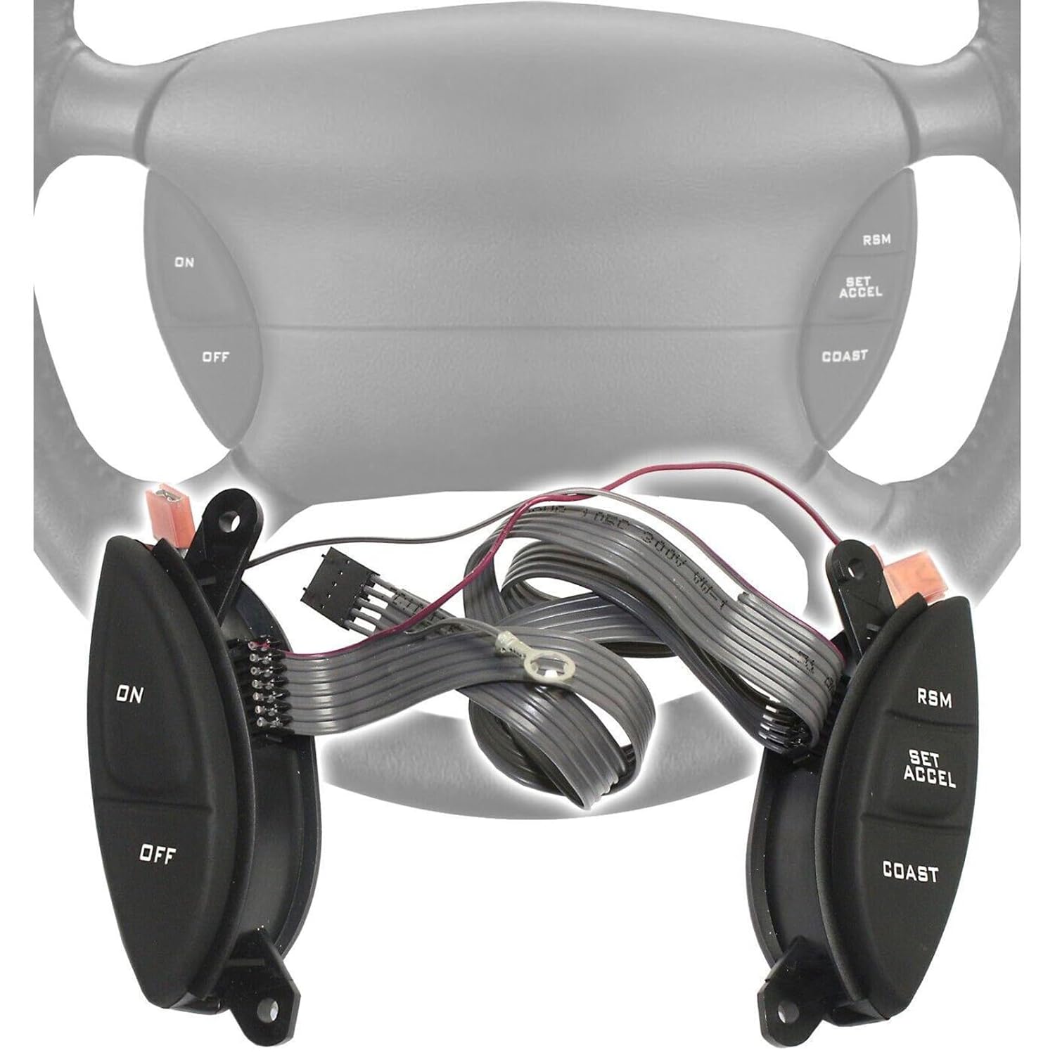 Steering Wheel Mounted Cruise Control Switch Button for Ford Ranger 1998-2003,for Explorer Sport Trac 2001-2005, F-150 for Mercury Mountaineer